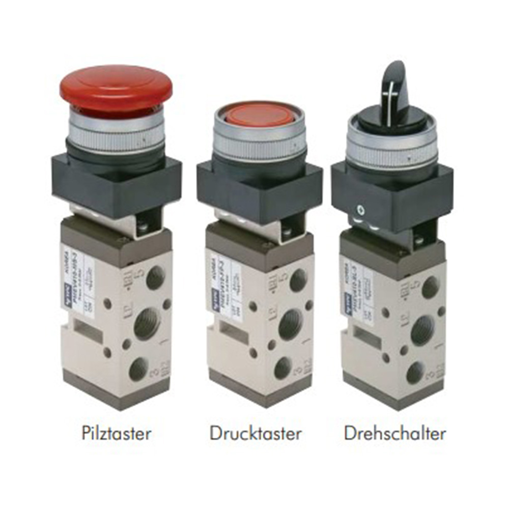 5/2-Way Caliper And Rotary Switch G1/4" - Construction Type PMEV400