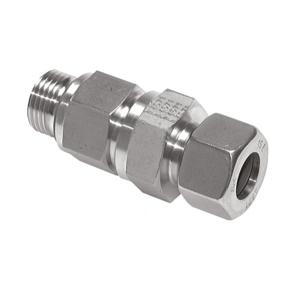 Ball Valve With Cutting Ring And Male Threads - Galvanized Steel - Heavy Constru