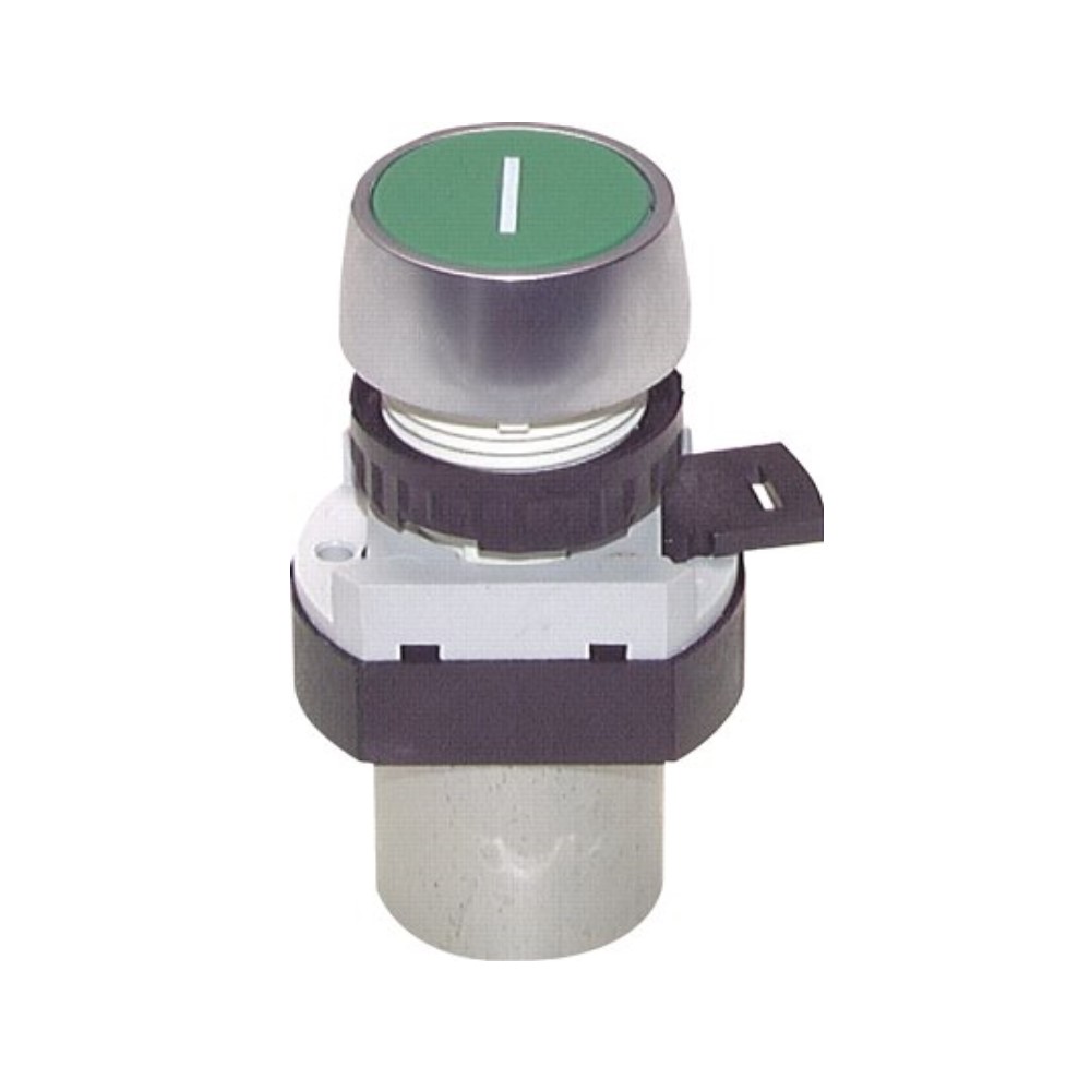 Valve à bouton-poussoir 3/2-voies - M5 pour valve à bouton-poussoir - Ø22,5mm -