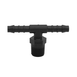 T-screw-in connector - polyamide - external thread R 1/8 to R 1/4 - for hose LW 4 to LW 8 - price per piece