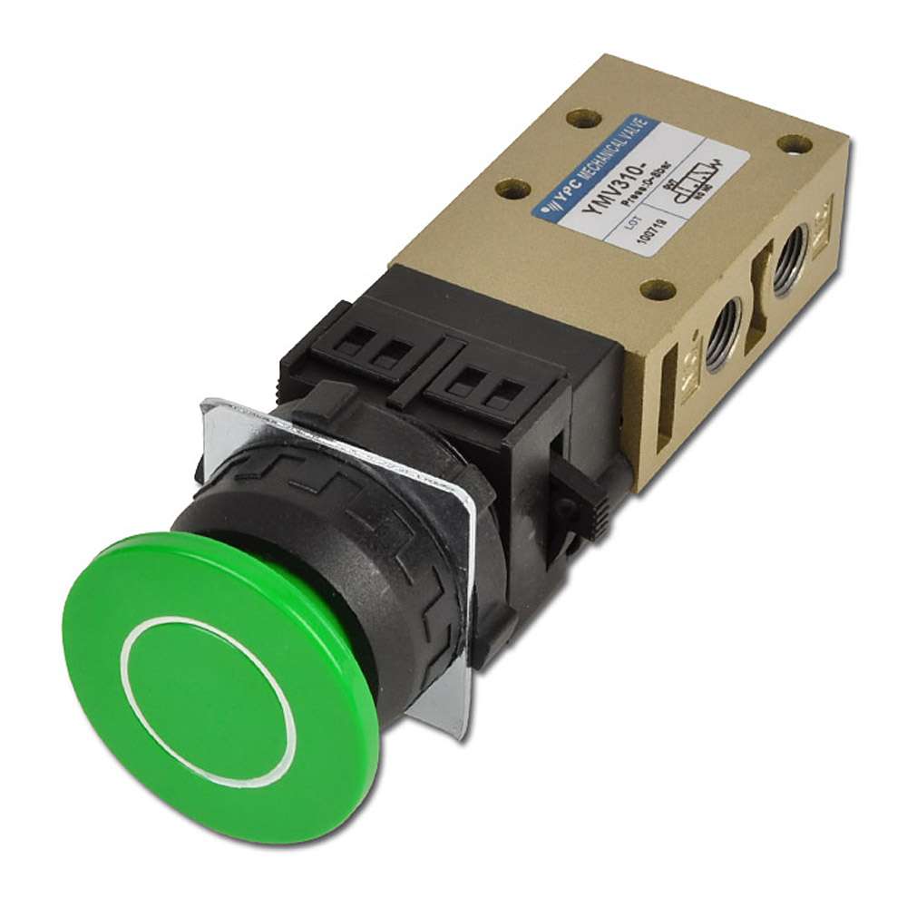 Button Valve - 3/2-Way Switch And Rotary Switch - G 1/8"- Series YMV300