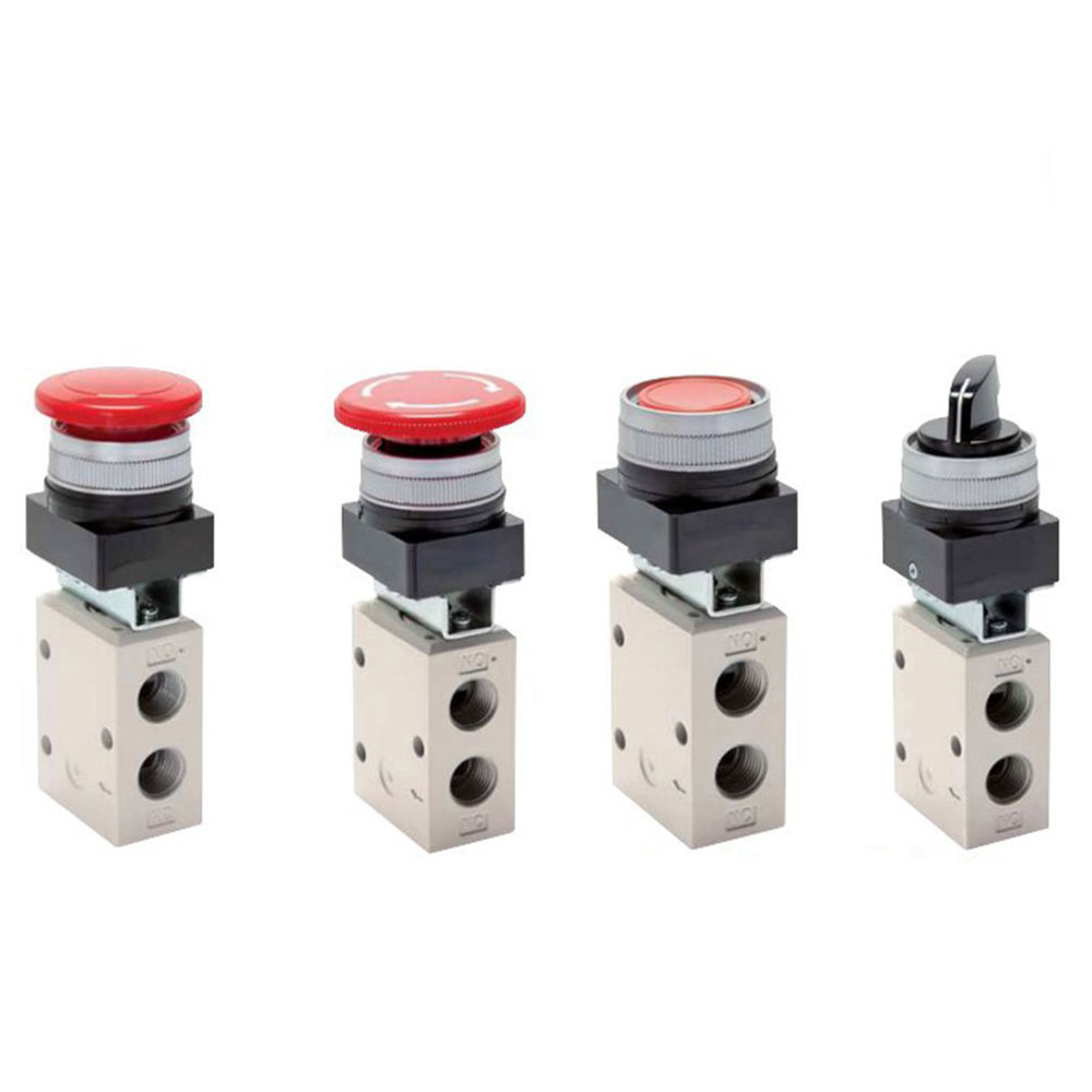 Button Valve - 3/2-Way Switch And Rotary Switch - G 1 / 4 "- Series YMV400