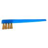 Spark plug brush - plastic handle - brass wire bristles