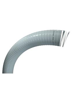 Wąż spiralny PVC SpirabelÂ® MDSE - wewnątrz Ă 38 do 151 mm - na zewnątrz Ă 46 do 170 mm - długość 20 do 50 m - kolor szary - cena za rolkę