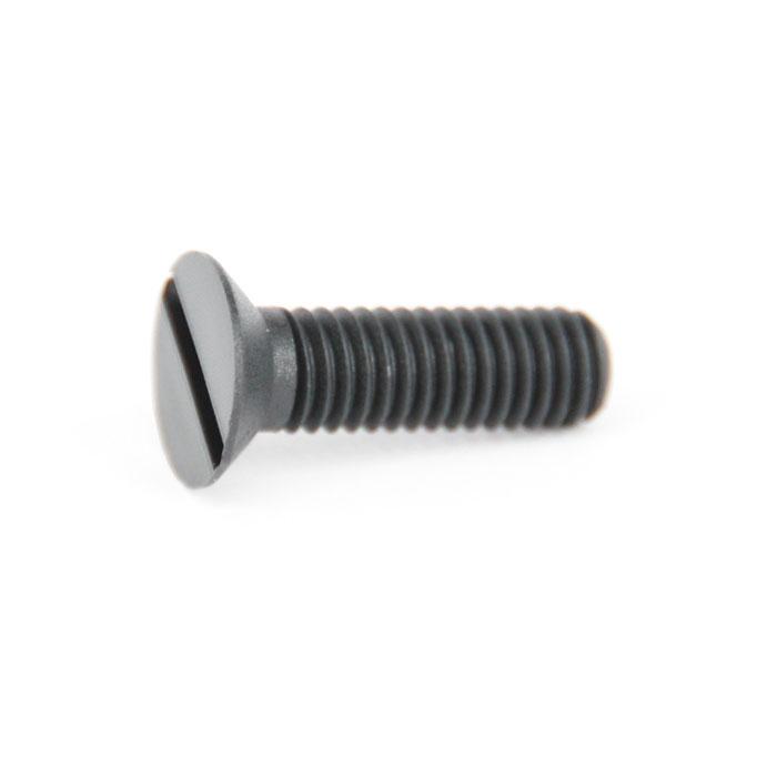 Countersunk screws - with slot - DIN 963 - M 3 x 8 to M 8 x 50 mm - PA 6.6 black nylon