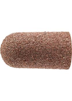 PFERD POLICAP abrasive cap - corundum A - round cone shape KEL - diameter 21 mm - grain size 60 to 280 - unit 50 pieces - price per unit