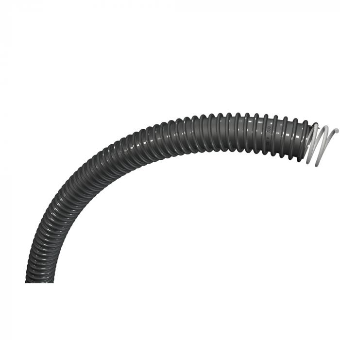 Gaine GA2 PVC fläktslang - inre Ø 20 till 250 mm - yttre Ø 25 till 262 mm - längd 10 till 50 m - svart - pris per rulle