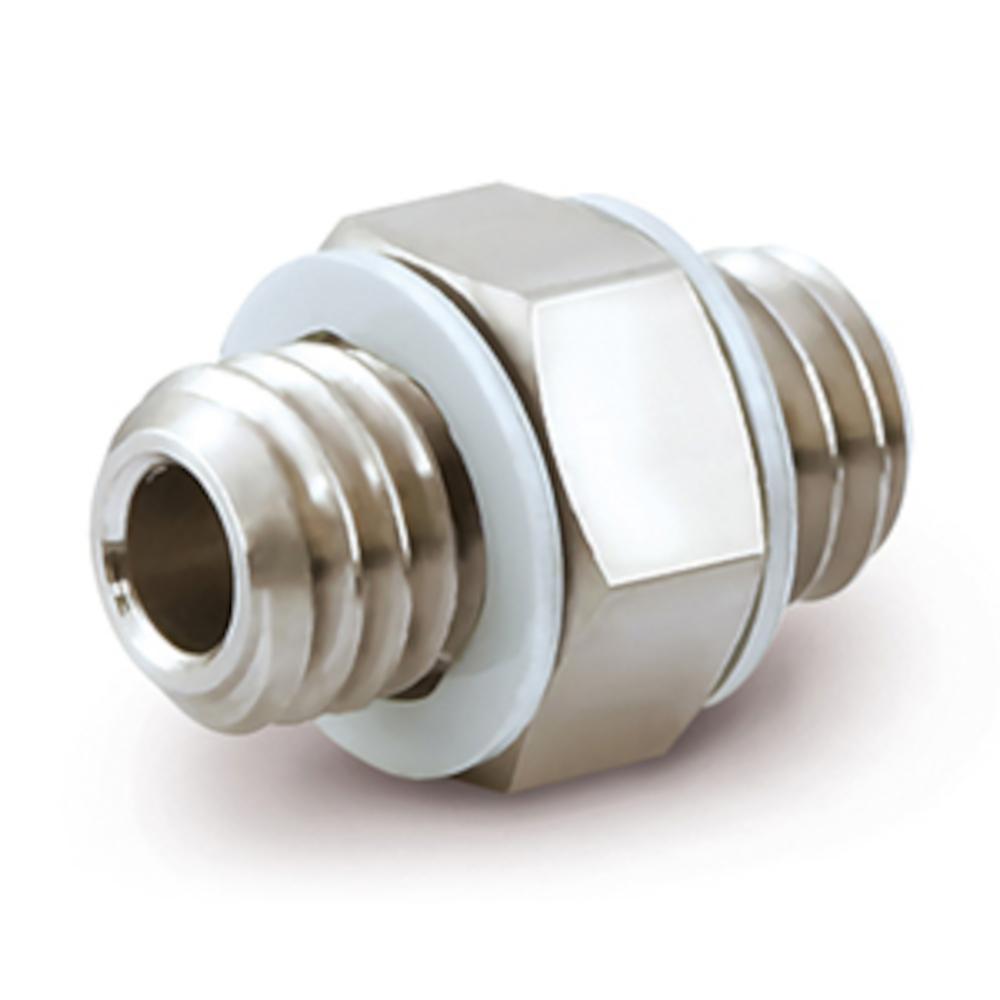 Double nipple M-N - miniature - stainless steel - 2x AG M5 or M5 - PU 10 pieces - price per piece