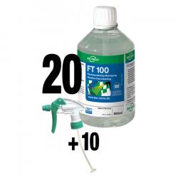 FT 100 - tensidfritt rengöringsmedel - manuell rengöring - 500 ml - VOC-reducerad - VE 20 st - pris per VE