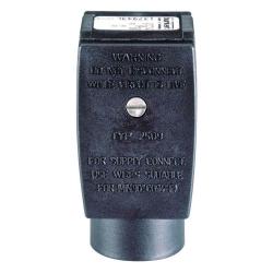 Apparatstik - type 2509 - 250 V - stikform A - antal poler 2 + beskyttelsesleder - pris pr.