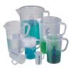 Measuring cup with handle - PP - raised blue scale - different versions
