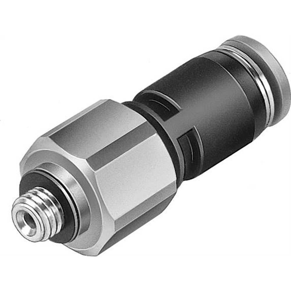 FESTO - QSR - Push-in rotary fitting - PBT housing - 360° rotating - Male thread M5 - Outer diameter of conduit 4 to 6 mm - Price per piece