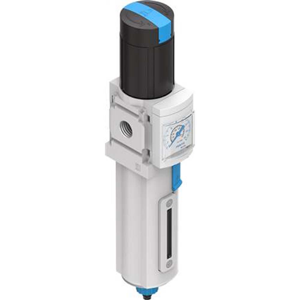 FESTO - LFR - Filter control valve - Die-cast aluminum - with pressure gauge - MS series - Filter fineness 40 µm - Price per piece