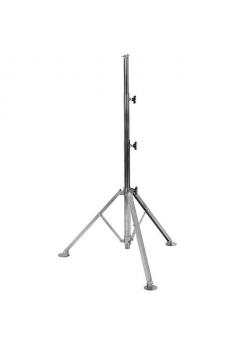 Tripod - for construction lamps - also for 360 ° lighting - adjustable