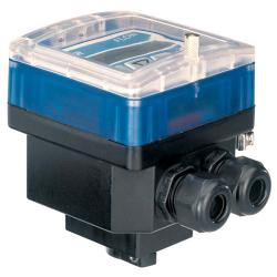 Flow transmitter - Type SE35 - with display - DC voltage - 1 analog and 1 digital output - Price per piece