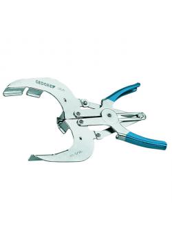 Piston Ring Pliers - Blue Grip Covers - Bright Nickel Plated