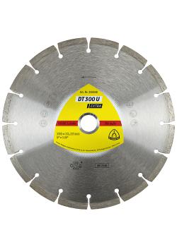 Diamond cutting disc DT 300 U - Diameter 115 to 230 mm - Bore 22,23 mm - sintered