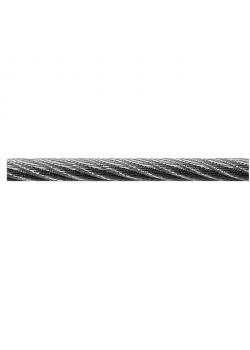 Steel Wire Rope - 6x19 + fiberkärna - stål - DIN 3060