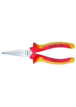 VDE flat-nose pliers - length 160 mm - sheath-insulated