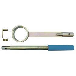 Gedore counterholding spanner - for crankshaft pulley - suitable for Opel - 3-piece