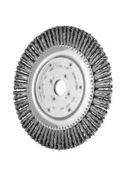PFERD round brush RBG - knotted - pipeline - steel wire - Combitwist version - outer-ø 125 to 178 mm - 48 and 72 braids - trimming material-ø 0.50 mm - pack of 10 - price per pack
