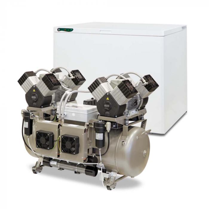 Air compressor - motor power 2x 2,2 kW - compressed air tank 110 l - various versions