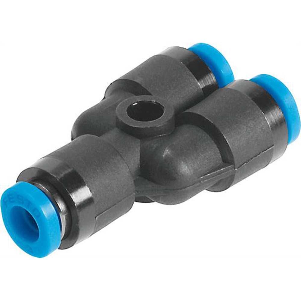 FESTO - QSMT - Push-in T-connector/ Push-in Y-connector - Size Mini - Nominal width 0.9 mm - PU 10 pieces - Price per PU