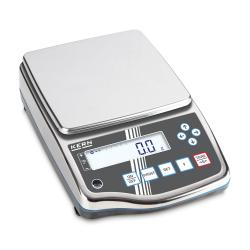 Precision scales - PWS 8000-1 - Stainless steel - Weighing range max. 8000 g - Readability 0.1 g - Linearity - +/- 0.1 g