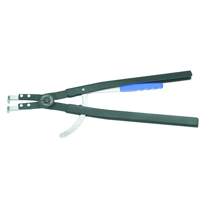 Assembly pliers - for inner locking rings - 90 ° angled - with anti-pinch protection