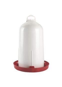 Plastic drinker - double cylinder for chickens - 6 to 12 l