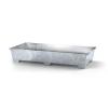 Classic-line shelf tray - galvanized steel - 2700 mm or 3300 mm compartment width