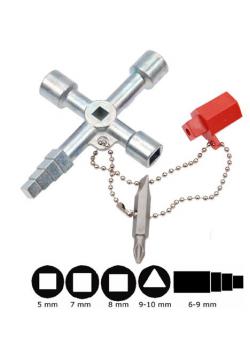 Universal nyckel - "Senior Key" - 90 x 62 mm - Vikt 80 g