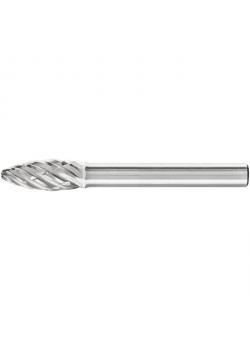 Milling pin - PFERD - Carbide - Shaft Ø 6 mm - for steel - flame shape