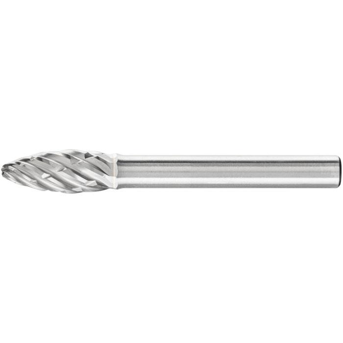Frässtift - PFERD - Hartmetall - Schaft-Ø 6 mm - für Stahl - Flammenform