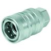 Faster plug-in coupling series SV - socket - steel chrome-plated - DN 10 to 25 - internal thread G 3/8 "to G 1" - PN to 300