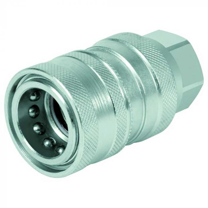 Faster plug-in coupling series SV - socket - steel chrome-plated - DN 10 to 25 - internal thread G 3/8 "to G 1" - PN to 300