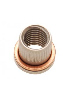 Spare thread socket - M9 x 1.25 - with copper seal