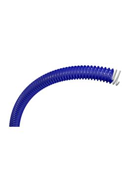 PVC blæserslange Gaine GA1 - indvendig Ø 25 til 63 mm - udvendig Ø 29 til 69 mm - længde 30 m - blå - pris pr.