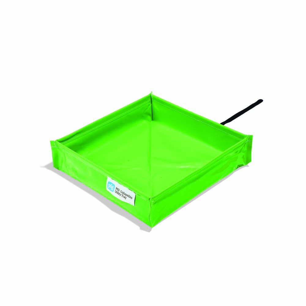 PIG® Collapsible drip tray - PVC - 46 x 46 x 12 to 122 x 122 x 12 cm - 25 to 178 l - Price per piece