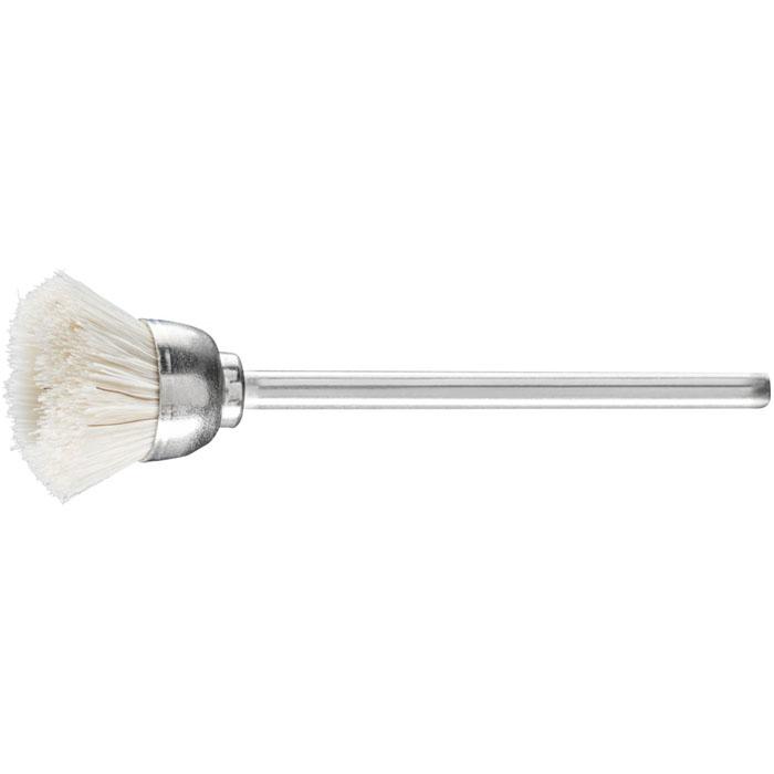 Pot brush - PFERD - Brush Ø 15 or 18 mm - with natural bristles goat hair
