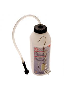 bottiglia di plastica 1L - - Bremsenentlüfterflasche con catena detenzione e gancio