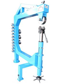 Roll stretching machine standalone unit pro - incl 4 piece upper pulley wheels and 10 pieces lower forming rolls.