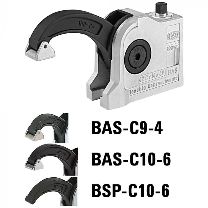 BAS-C kompakte klemmer - spenner fra 88 til 97 mm - projeksjon 40 til 60 mm