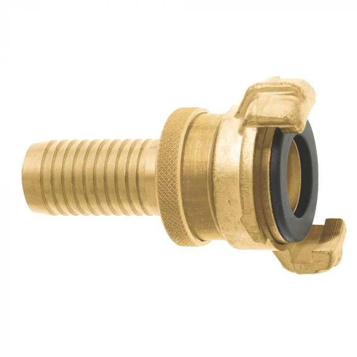 GEKAÂ® hose piece SD - with nozzle - brass - hose size 1/2 to 1 1/4 inch - max. 25 bar - price per piece
