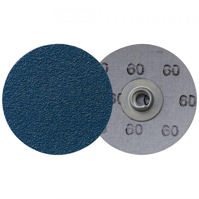Quick Change Disc QMC 411 - Diamètre 50 à 76 mm - Grain 36 à 120 - Corindon zirconien - Prix par conditionnement