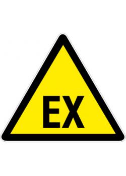 Warning Sign "Explosive atmosphere" - Joint length 5-40 cm