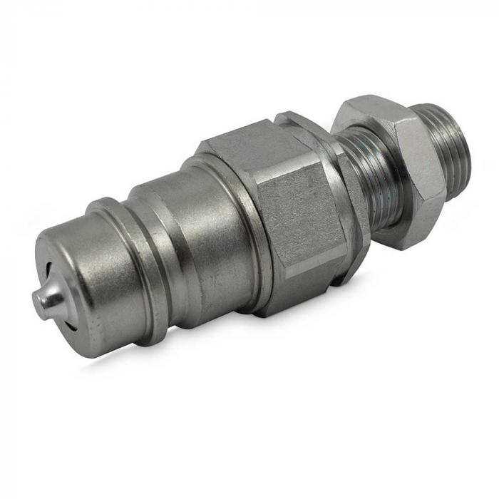 ST3 plug - chrome-plated steel - plug-in coupling - DN 12 - Size 8 - BG 3 - CE Schott-AG - PN 300