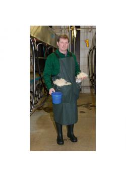 Premium mjölkförkläde - med fickor - storlek S till L - bredd 118 cm - längd 110 till 125 cm