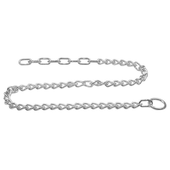 Grabner halsband - galvaniserad - galvaniserad - länktjocklek 8 mm - längd 180 till 190 cm
