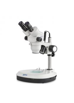 Microscope - stereo-zoom - bi- eller trinokulære version - med eller uden belysning